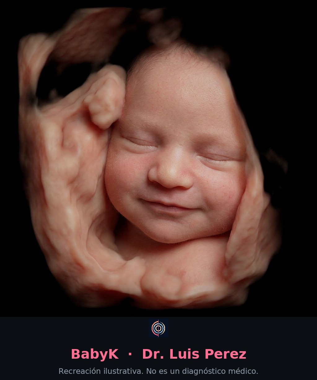 Recreación ilustrativa de BabyK